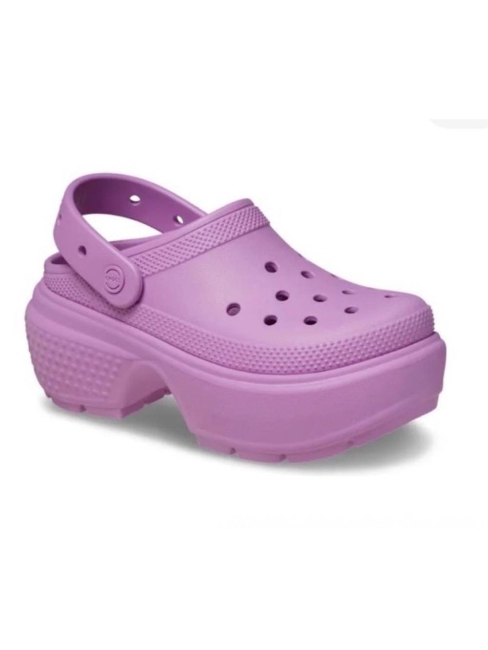 Crocs Stomp Clogs Platform Comfort Shoes Bubble Purple Mens Size 7